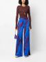 Louisa Ballou Broek met wijde pijpen Blauw - Thumbnail 2