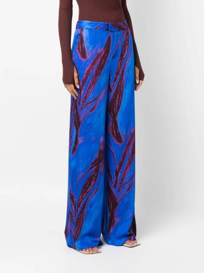 Louisa Ballou Broek met wijde pijpen Blauw