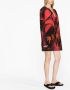 Louisa Ballou Jurk met bloemenprint Rood - Thumbnail 4