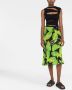 Louisa Ballou Midi-rok van zijdemix Groen - Thumbnail 2