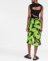 Louisa Ballou Midi-rok van zijdemix Groen - Thumbnail 4