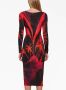 Louisa Ballou Midi-jurk Zwart - Thumbnail 5