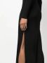 Louisa Ballou Maxi-jurk met zijsplitten Zwart - Thumbnail 5