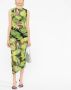 Louisa Ballou Mouwloze midi-jurk Groen - Thumbnail 2