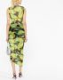 Louisa Ballou Mouwloze midi-jurk Groen - Thumbnail 3