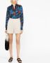 Louisa Ballou Overhemd met bloemenprint Blauw - Thumbnail 2
