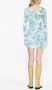 Louisa Ballou Mini-jurk met bloemenprint Wit - Thumbnail 4