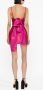 Loulou Mini-jurk met strikdetail Roze - Thumbnail 3