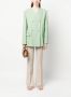 LouLou de Saison Blazer met dubbele rij knopen Groen - Thumbnail 2