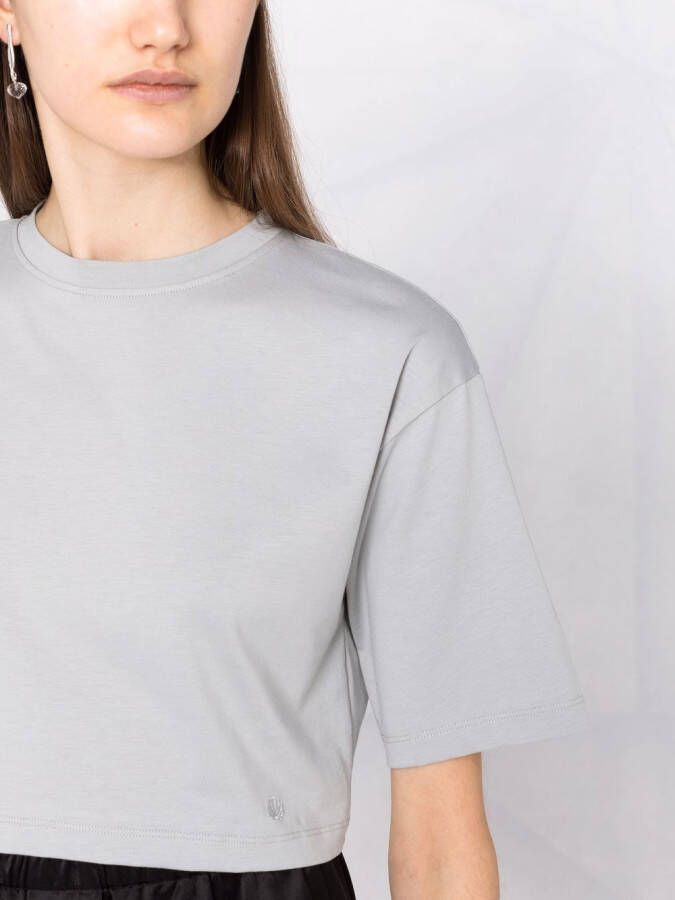LouLou de Saison Cropped T-shirt Grijs