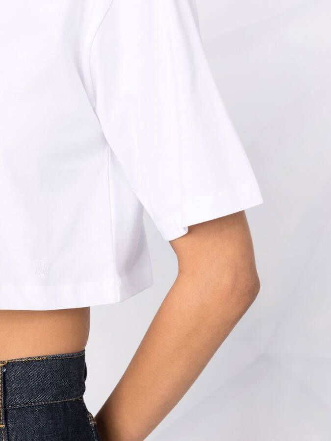 LouLou de Saison Cropped T-shirt Wit