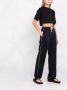 LouLou de Saison Cropped T-shirt Zwart - Thumbnail 4