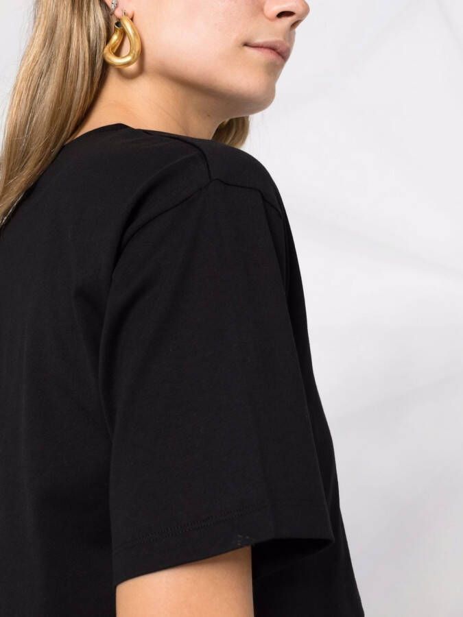 LouLou de Saison Cropped T-shirt Zwart