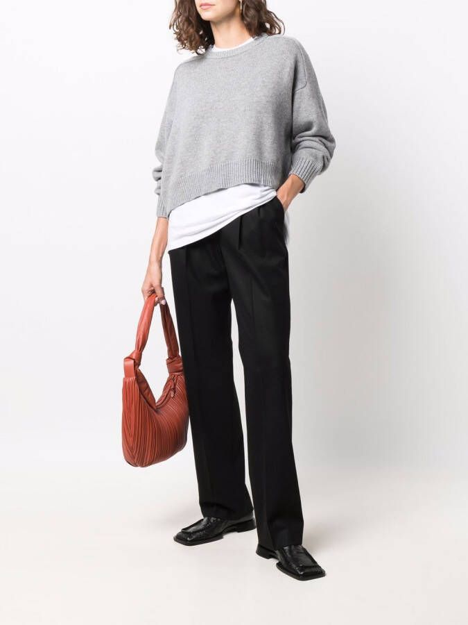 LouLou de Saison Cropped trui Grijs