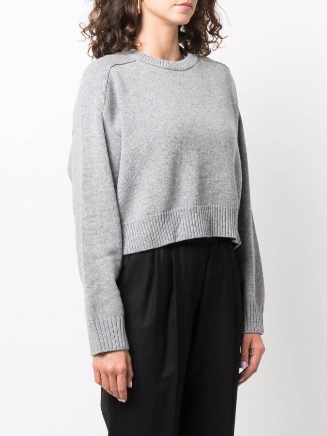 LouLou de Saison Cropped trui Grijs