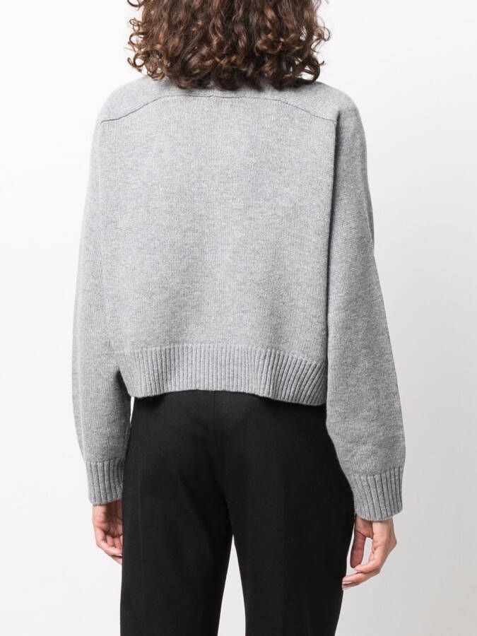 LouLou de Saison Cropped trui Grijs