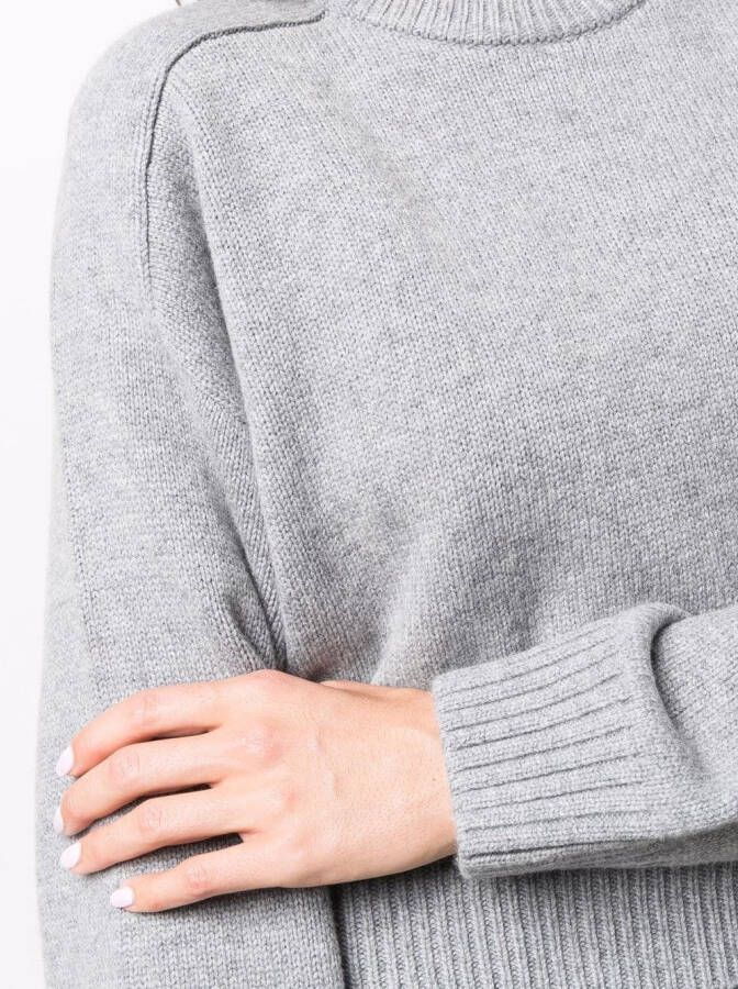 LouLou de Saison Cropped trui Grijs