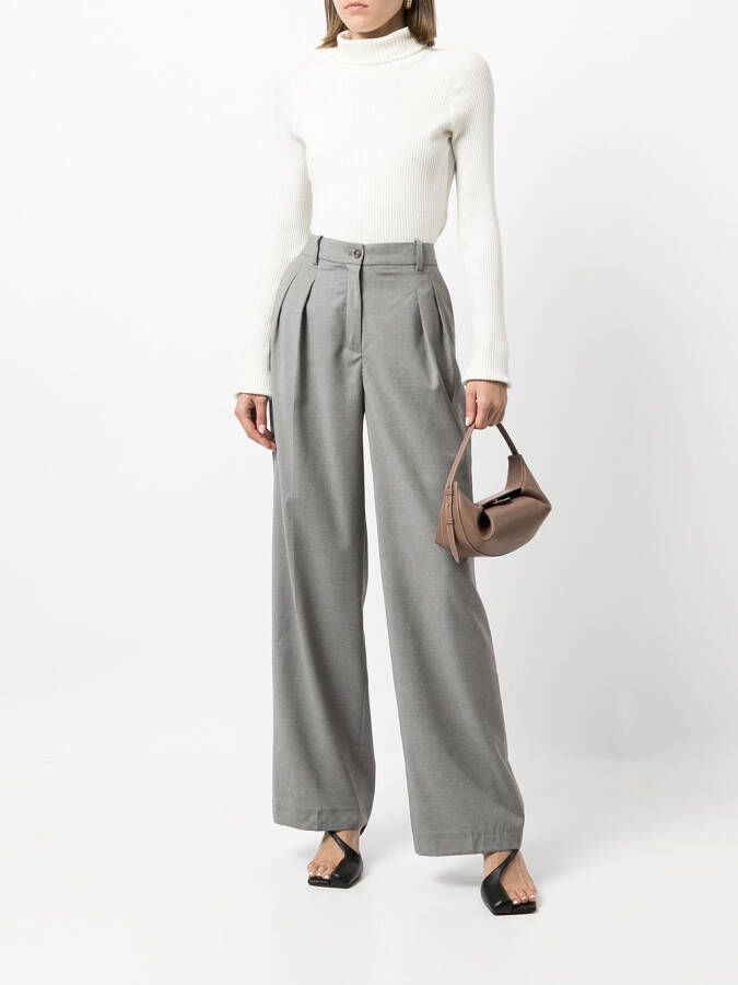 LouLou de Saison High waist broek Grijs