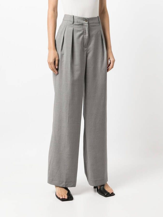 LouLou de Saison High waist broek Grijs