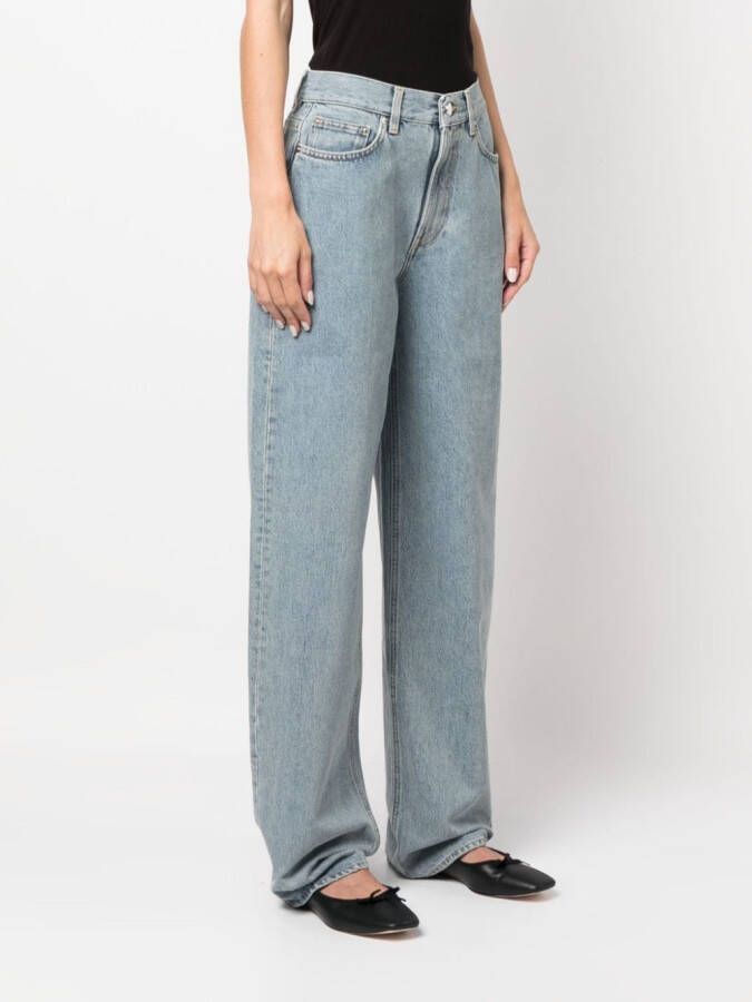 LouLou de Saison Jeans met wassing Blauw