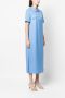 LouLou de Saison Midi-jurk Blauw - Thumbnail 3
