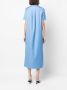 LouLou de Saison Midi-jurk Blauw - Thumbnail 4