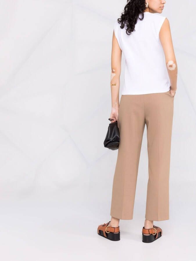 LouLou de Saison Mouwloos T-shirt Wit