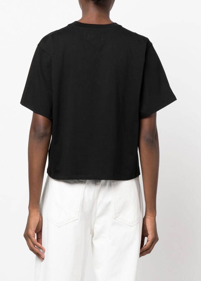 LouLou de Saison T-shirt met ronde hals Zwart