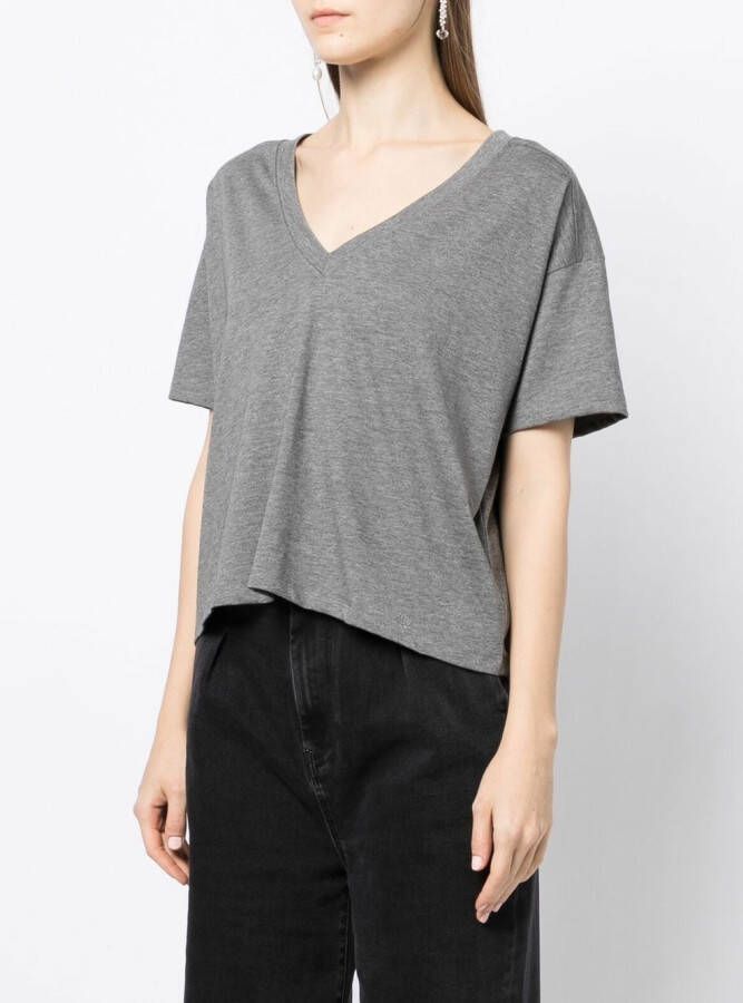 LouLou de Saison T-shirt met V-hals Grijs