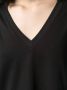 LouLou de Saison T-shirt met V-hals Zwart - Thumbnail 5