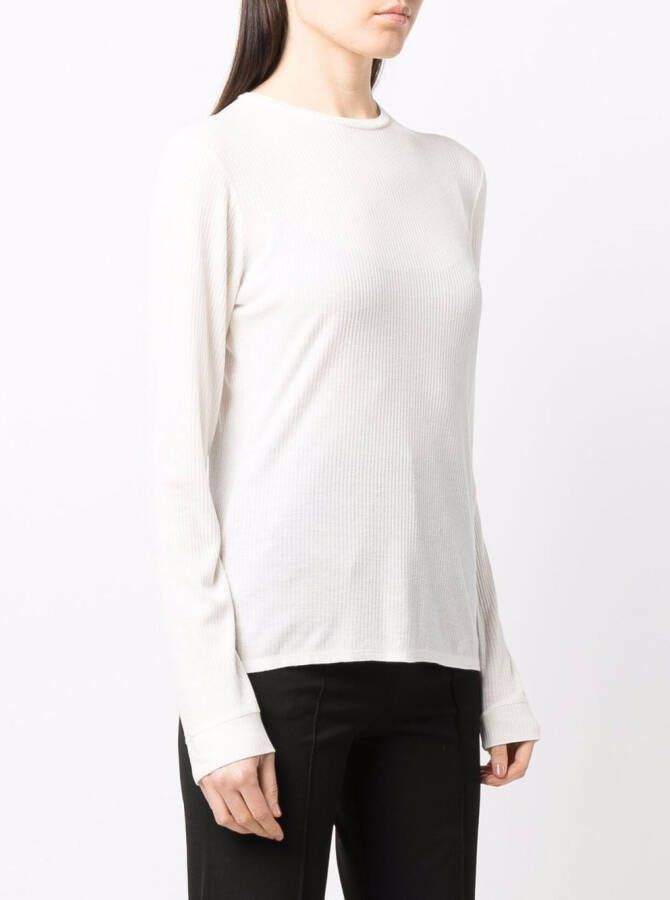 LouLou de Saison Trui met ronde hals Beige