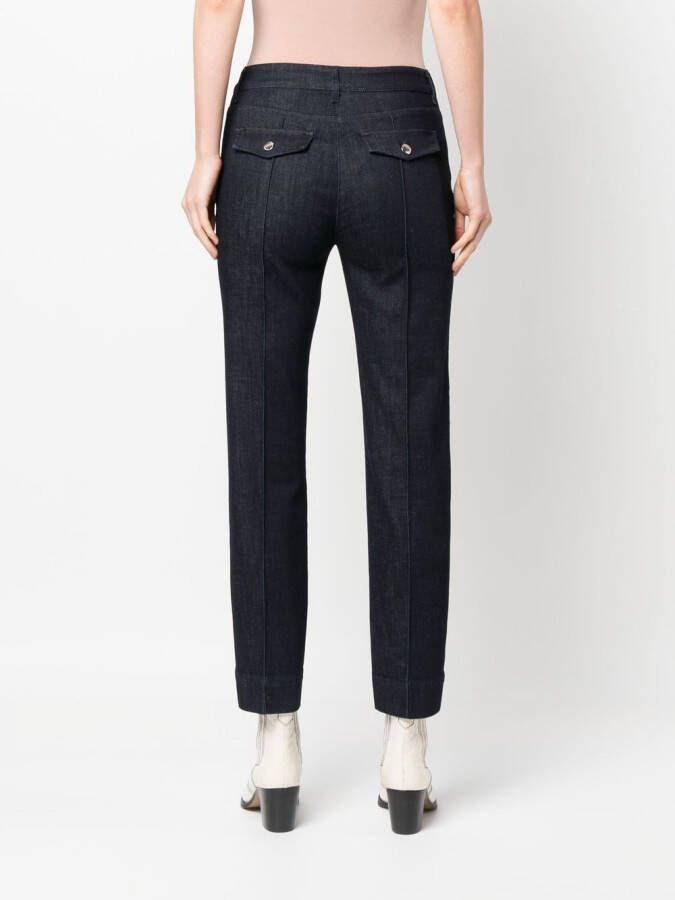 Love Moschino Cropped jeans Blauw
