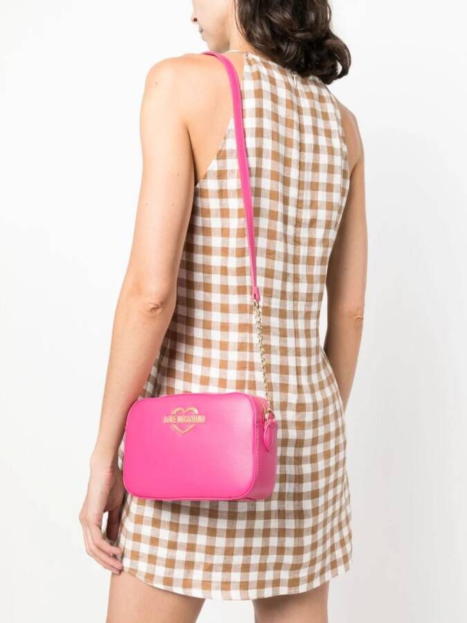 Love Moschino Crossbodytas met logo Roze