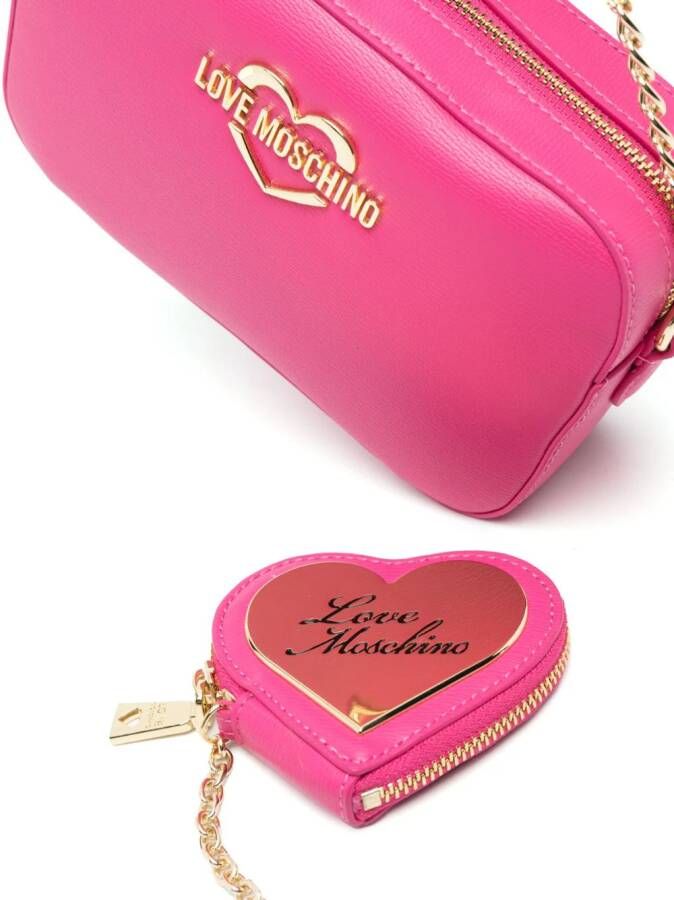 Love Moschino Crossbodytas met logo Roze