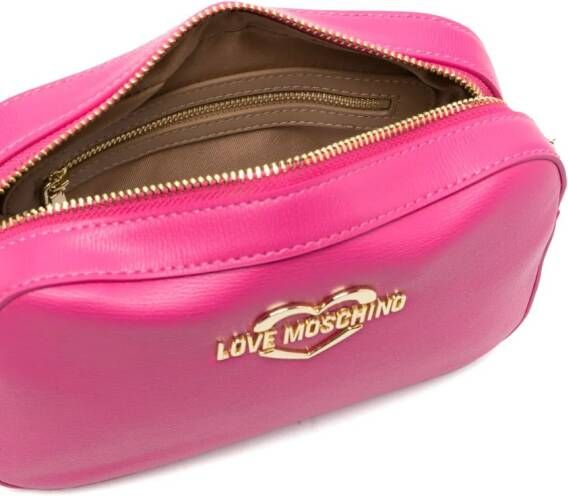 Love Moschino Crossbodytas met logo Roze