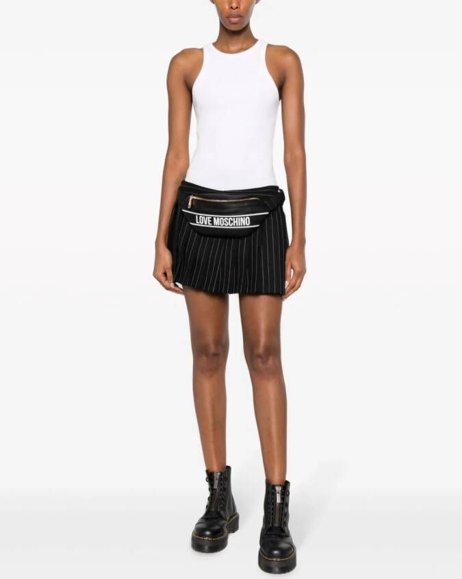 Love Moschino Crossbodytas met logopatch Zwart