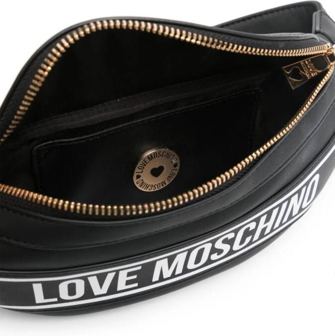 Love Moschino Crossbodytas met logopatch Zwart