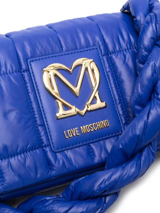 Love Moschino Gewatteerde schoudertas Blauw