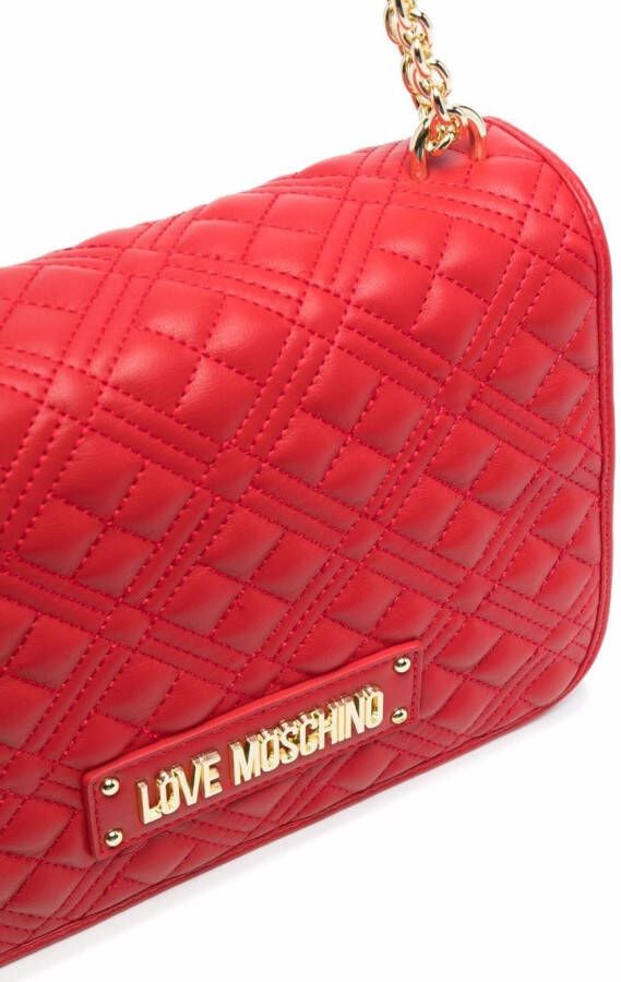 Love Moschino Gewatteerde schoudertas Rood