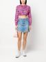 Love Moschino Cropped blouse Roze - Thumbnail 2