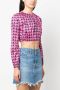Love Moschino Cropped blouse Roze - Thumbnail 3
