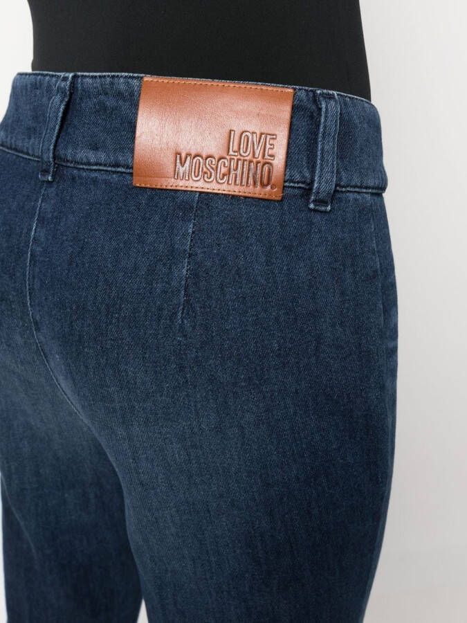 Love Moschino Flared jeans Blauw