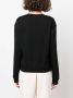 Love Moschino Zwarte Katoenen Sweatshirt met Detail Black Dames - Thumbnail 7