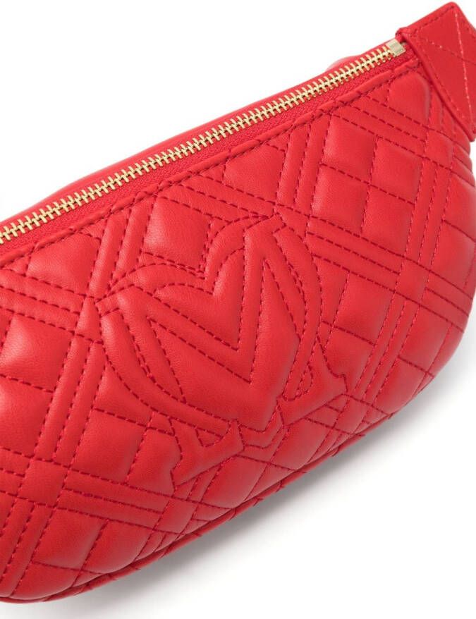 Love Moschino Heuptas met logo Rood