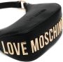 Love Moschino Leren shopper Zwart - Thumbnail 5