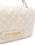 Love Moschino quilted logo-plaque shoulder bag Beige - Thumbnail 4