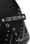 Love Moschino Rockstud rugzak met logoplakkaat Zwart - Thumbnail 4