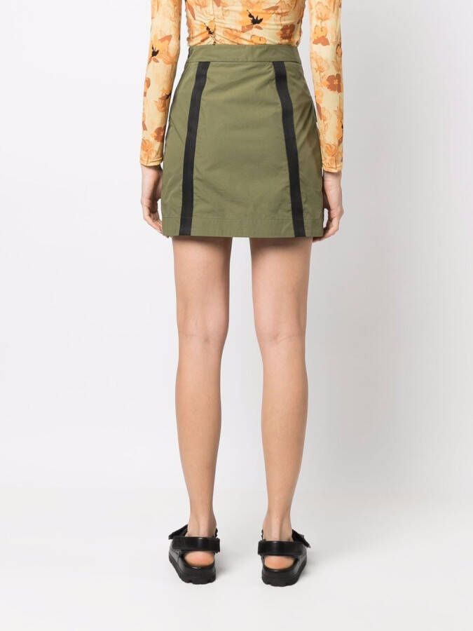 Love Moschino Rok met zakdetail Groen