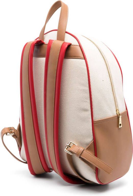 Love Moschino Rugzak met logopatch Beige