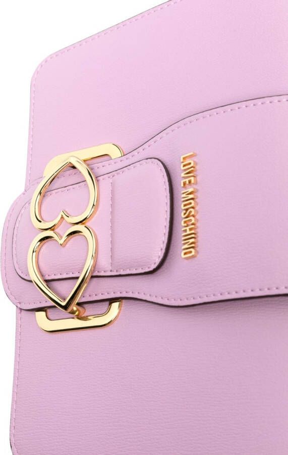 Love Moschino Schoudertas met omslag Roze